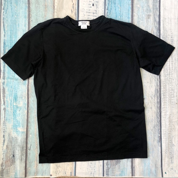 Franco Ziche T-shirt Black Cotton Italy - Picture 1 of 5